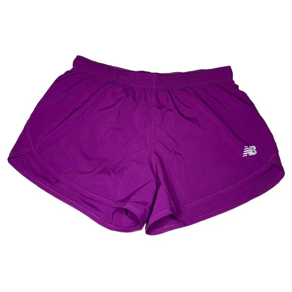 New Balance Shorts New Balance Purple Running Shorts Elastic Waist 